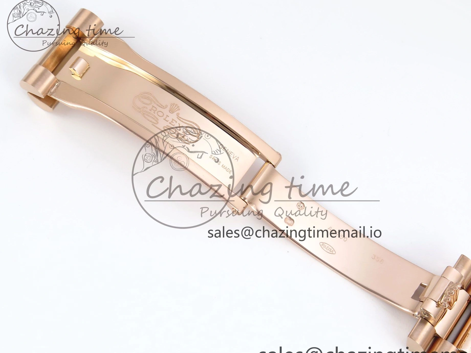 (Gain Best 40 RG A2836 Brown 228235 1:1 Weight) Noob Dial Edition Roman Bracelet President Date Day on 0326